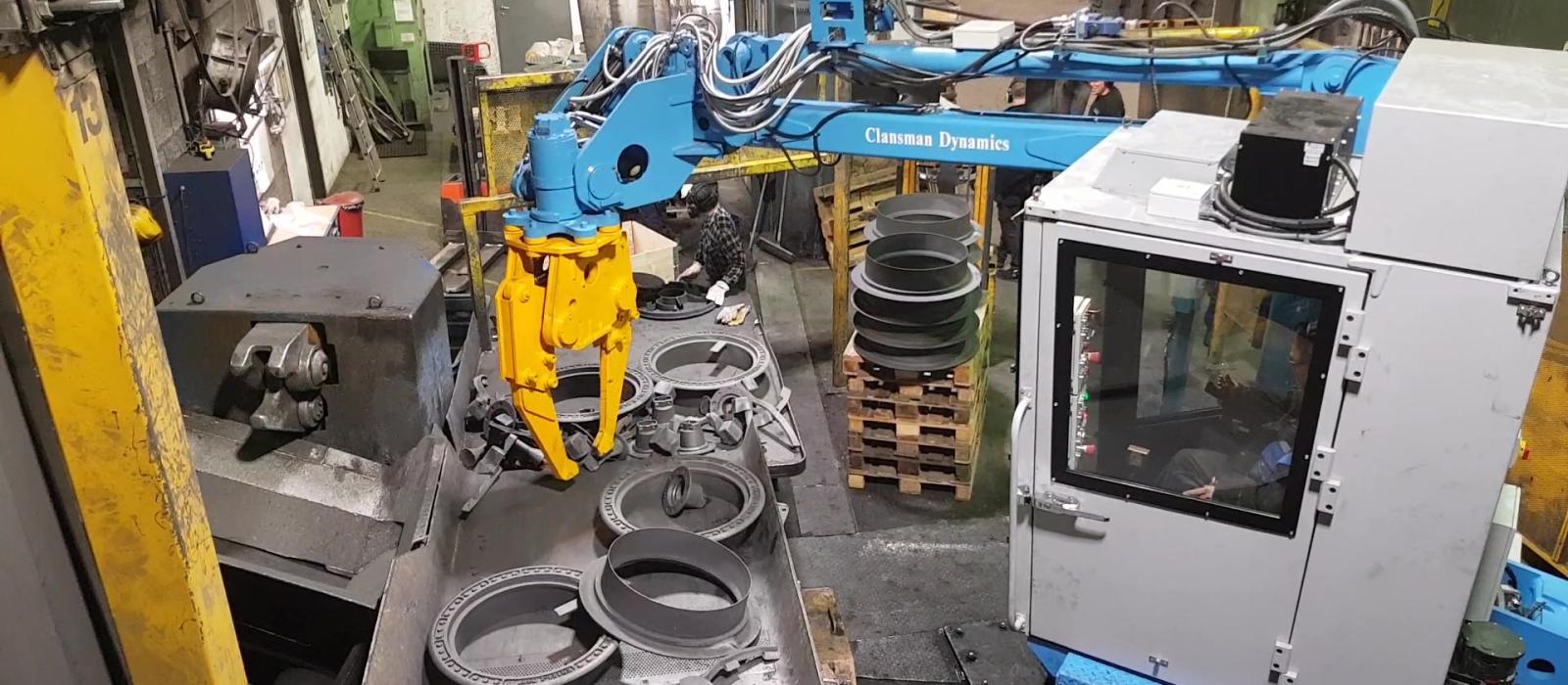 Clansman operator picking parts